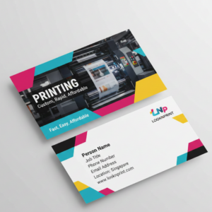 lamination name card printing singapore for Business